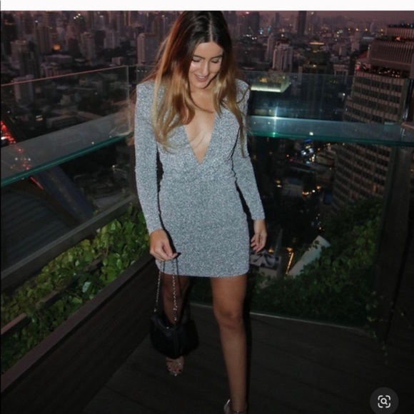 Zara dress with metallic thread - Picture 7 of 11